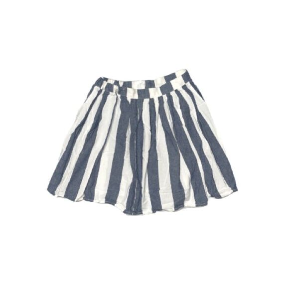 American Apparel Striped Blue & White Skirt Sailor Nautical Preppy Classic - Picture 1 of 6